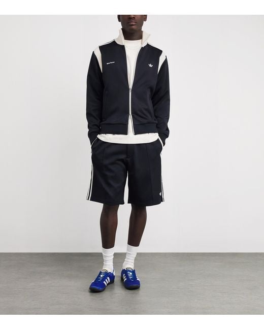adidas X Wales Bonner Varsity Track Jacket in Black for Men | Lyst