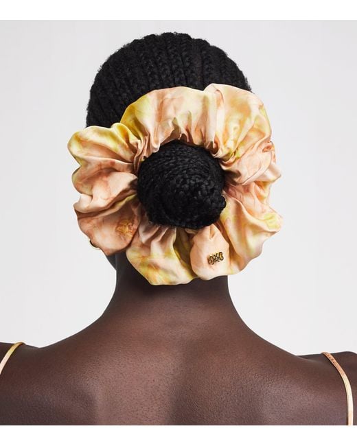 Sandro Natural Floral Scrunchie