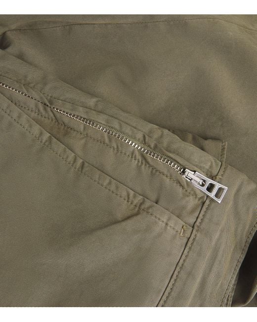Belstaff Green Cotton Rally Chino Trousers for men