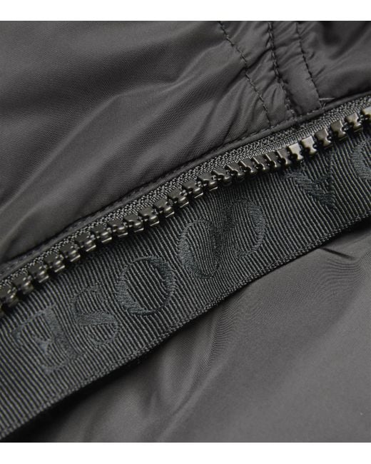Canada Goose Black Hybridge Huron Zip-Up Hoodie for men