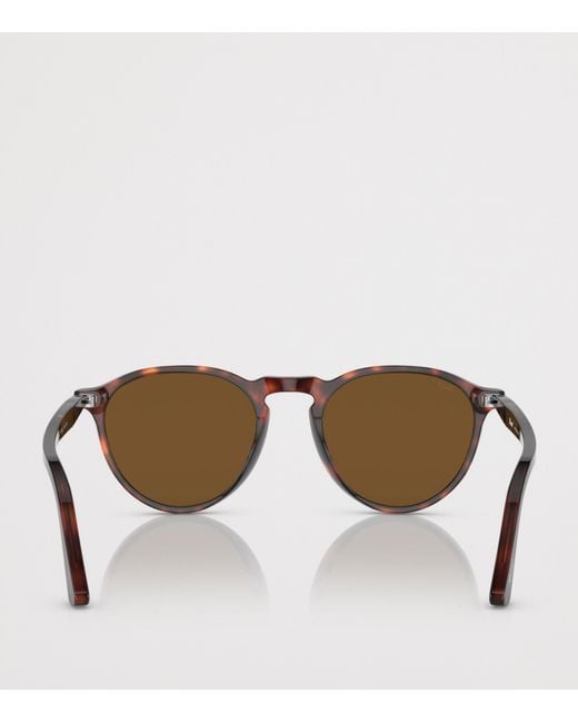 Persol Brown Tortoiseshell Phantos Sunglasses