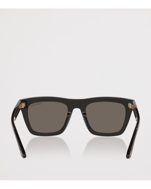 Tom Ford Gray Square Lelio Sunglasses for men