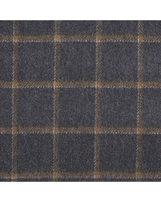 Johnstons Gray Cashmere Double-Face Scarf for men