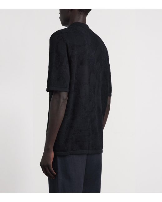 Samsøe & Samsøe Black Organic Cotton Saconald Shirt for men