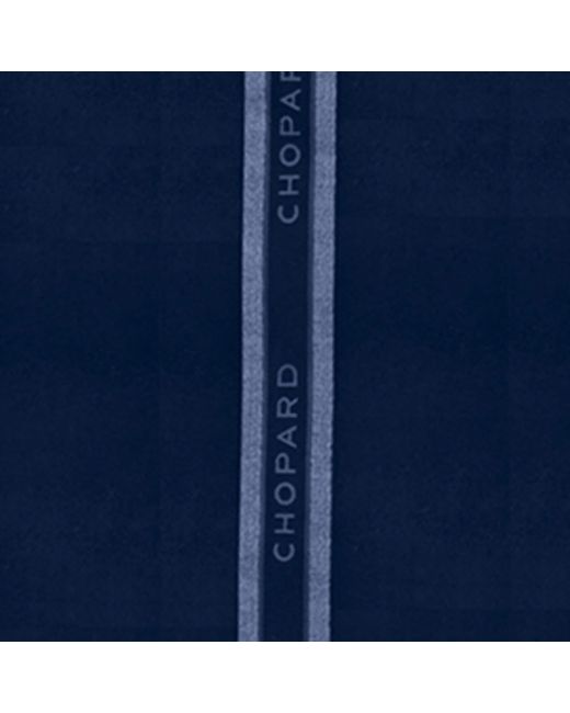 Chopard Blue Wool-Silk Classic Scarf