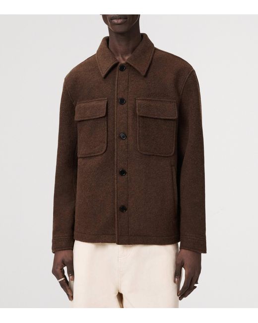AllSaints Brown Cayson Jacket for men