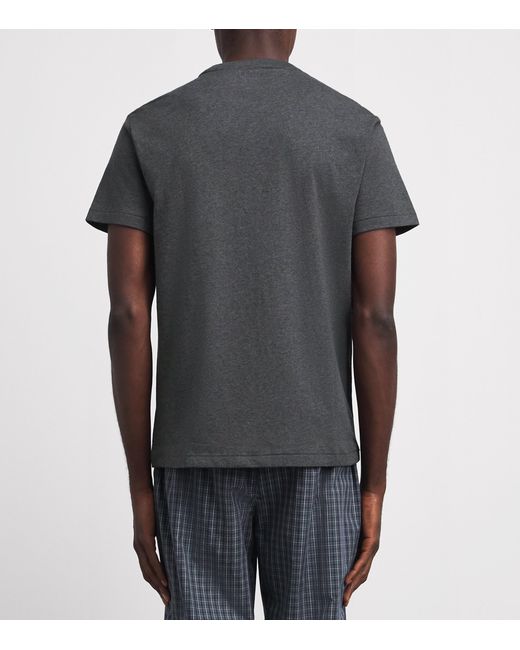 Polo Ralph Lauren Black Cotton Custom Slim-Fit T-Shirt for men