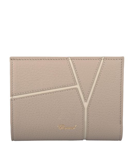 Chopard Natural Medium Leather Diamond Wallet