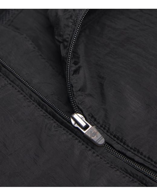 REPRESENT 247 Black Half-Padded Packable Run Gilet for men