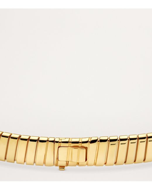 BVLGARI Natural And Diamond Tubogas Necklace