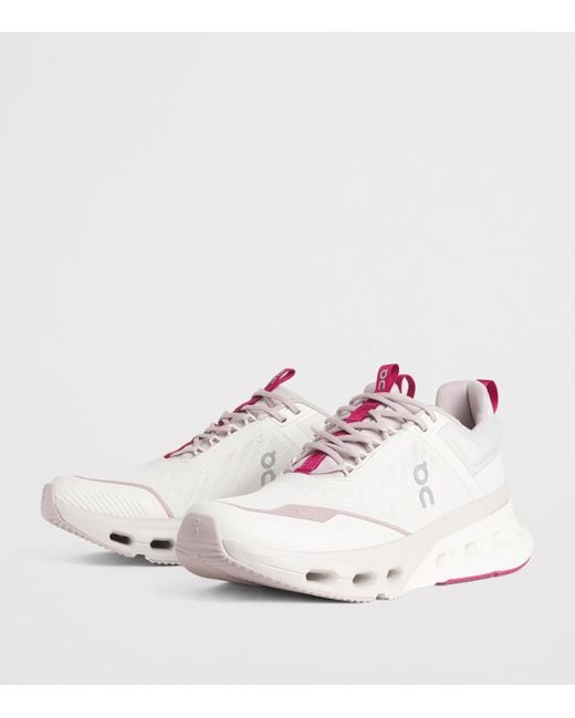 On Shoes White Cloudnova X Trainers