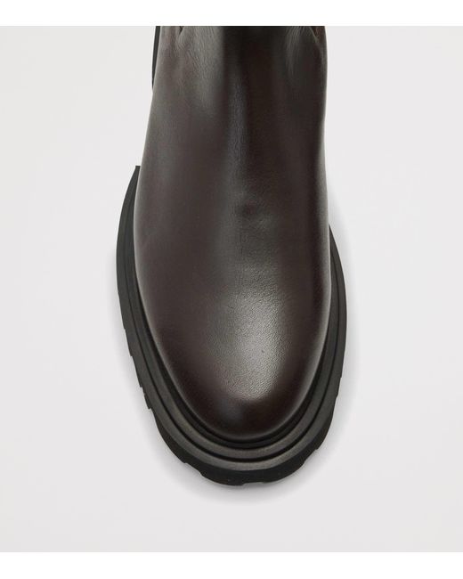 AllSaints Black Leather Hallie Chelsea Boots