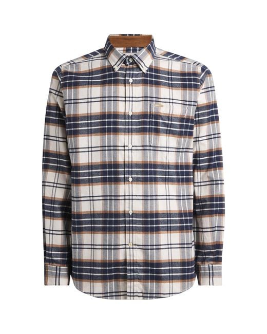 Barbour Multicolor Check Portdown Shirt for men
