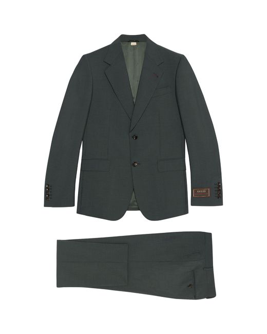 Gucci Green Wool 2-piece Suit for men