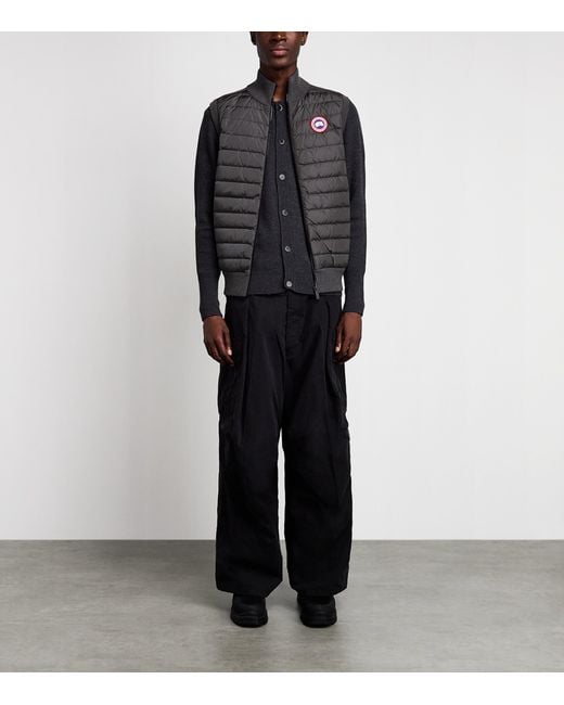 Canada Goose Gray Hybridge Gilet for men