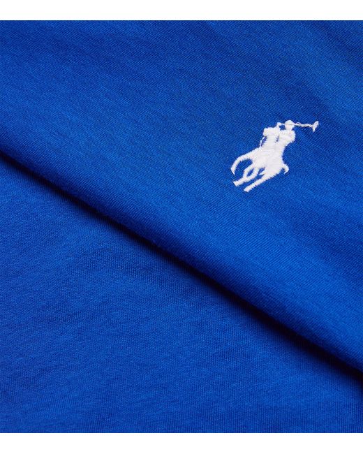 Polo Ralph Lauren Blue Cotton Polo Pony T-shirt