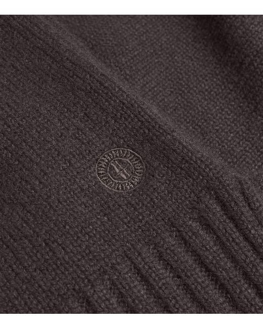Harrods Black Cashmere Rollneck Sweater