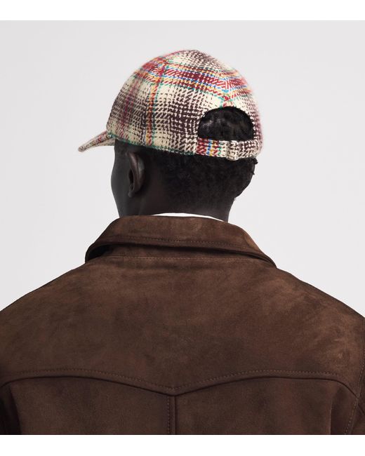 God's True Cashmere Red X Joopiter Cashmere Tartan Balance Fincher Cap for men