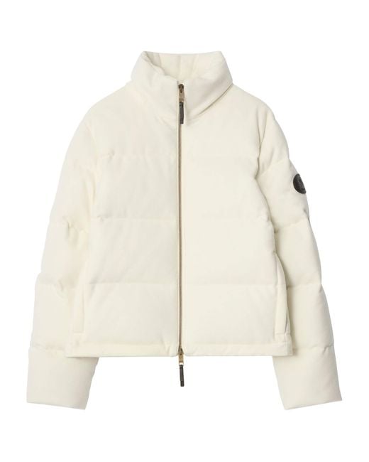 Burberry Natural Cashmere Puffer Jacket