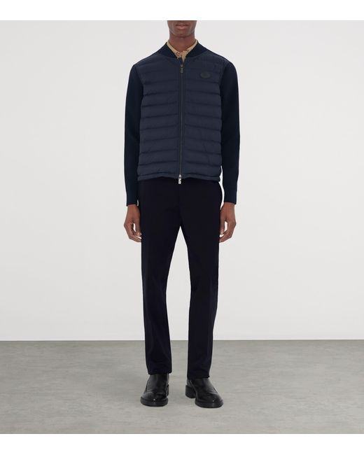 Burberry Blue Cotton Chinos for men