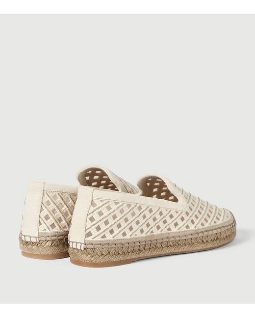 Brunello Cucinelli Natural Woven Espadrilles
