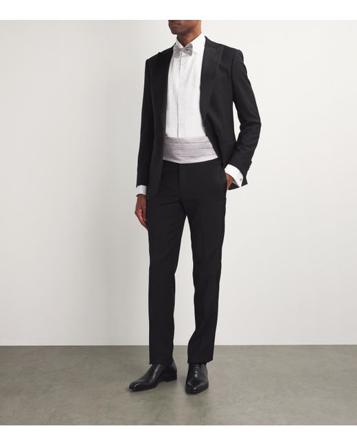 Giorgio Armani Gray Silk Cummerbund for men