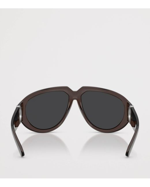 Burberry Gray Pilot Sunglasses