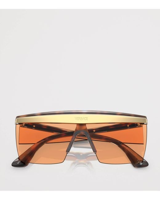 Versace Brown Ve2254 Square Sunglasses for men