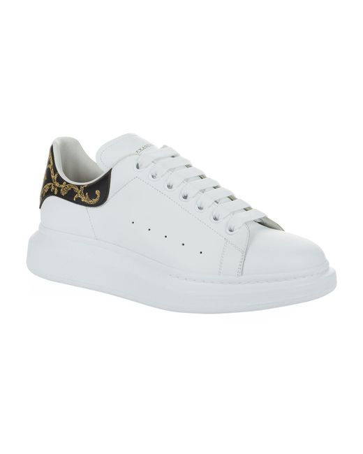 Alexander McQueen Crystal Runway Sneakers in White | Lyst