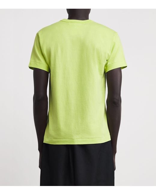 COMME DES GARÇONS PLAY Green Heart Logo T-Shirt for men