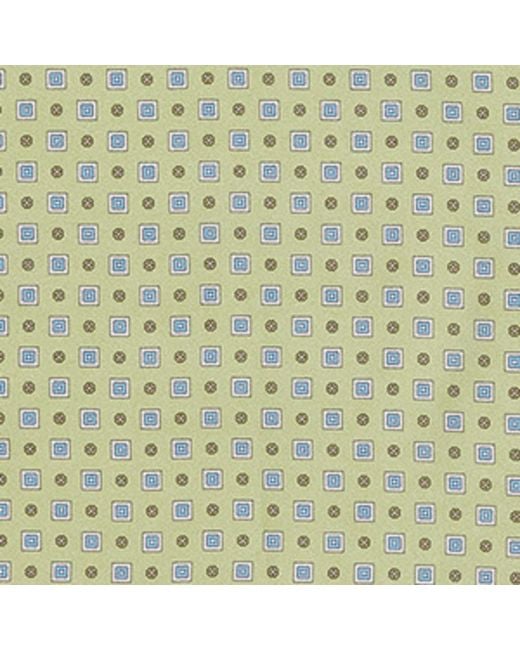 Eton of Sweden Green Silk Floral Pocket Square for men