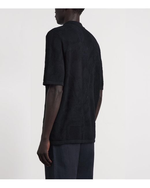 Samsøe & Samsøe Black Organic Cotton Saconald Shirt for men