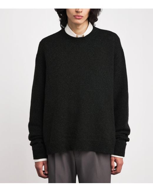 The Row Black Dumbo Cashmere Sweater for men