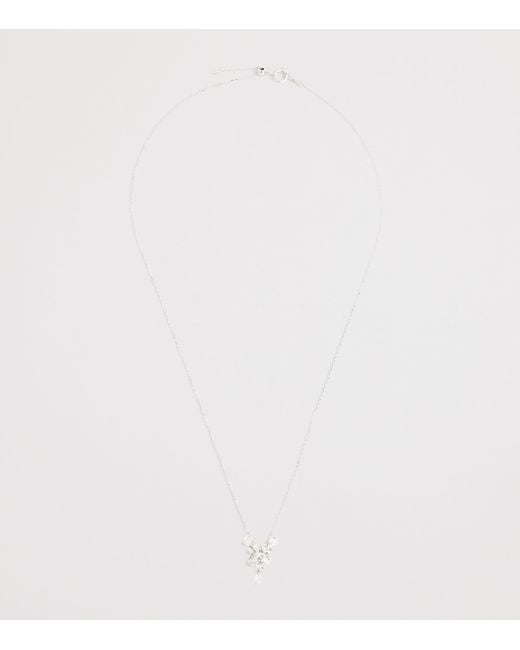 PERSÉE White And Diamond Céleste Necklace
