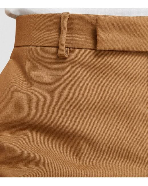 Lardini Natural Virgin Wool-blend Tailored Trousers for men