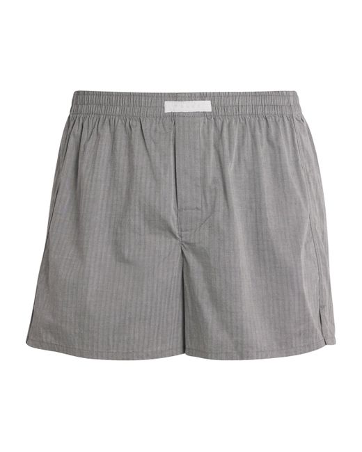 Falke Gray Cotton Boxer Shorts for men