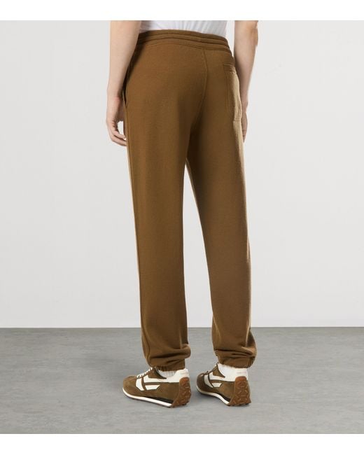 Tom Ford Brown Cashmere-Wool Drawstring Sweatpants for men
