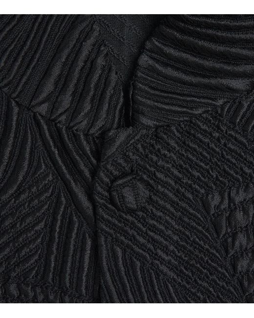 Eskandar Black Wool-Silk-Blend Jacket