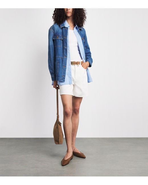 Maje Brown Leather Miss M Belt