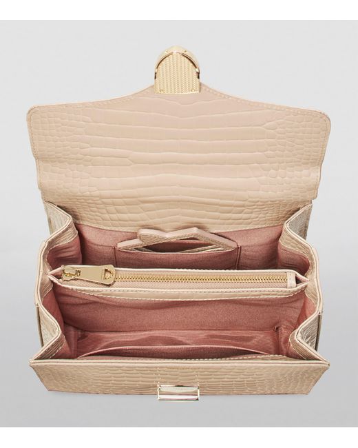 Aspinal Natural Mayfair Top-Handle Bag