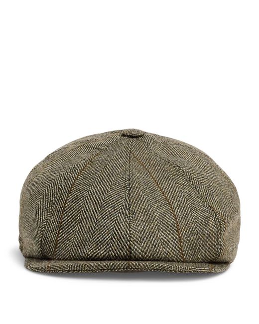 James Purdey & Sons Green Wool-Blend Bakerboy Cap for men