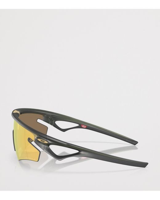 Oakley Yellow Sphaera Slash Rectangle Sunglasses