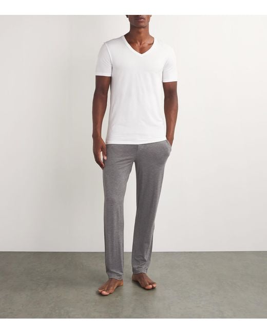 Hanro Gray Casuals Lounge Trousers for men