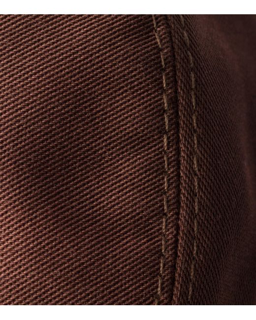 Prada Brown Cotton Bucket Hat for men