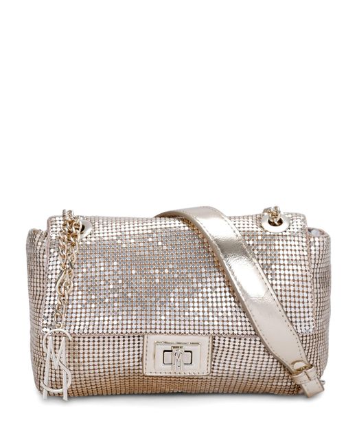 Steve Madden Gray Beuropa Chainmail Shoulder Bag