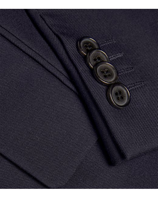 Paul Smith Blue Wool 2-Piece Suit for men