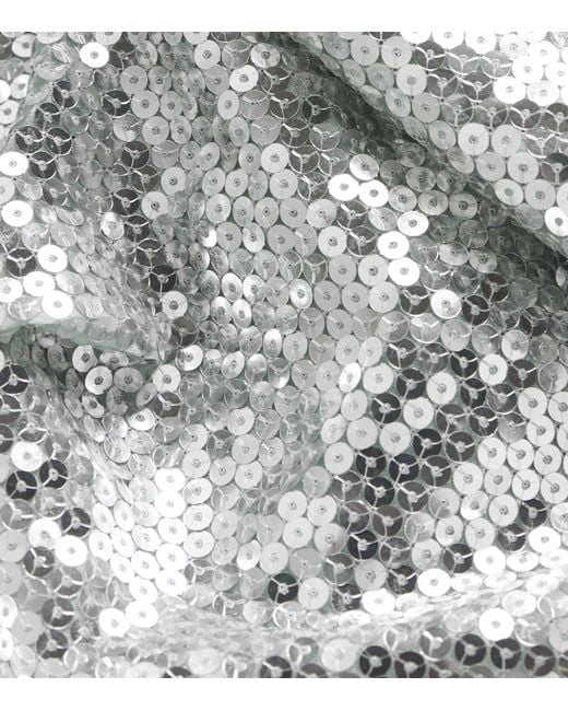 Vivienne Westwood White Sequin-Embellished Comet Gown