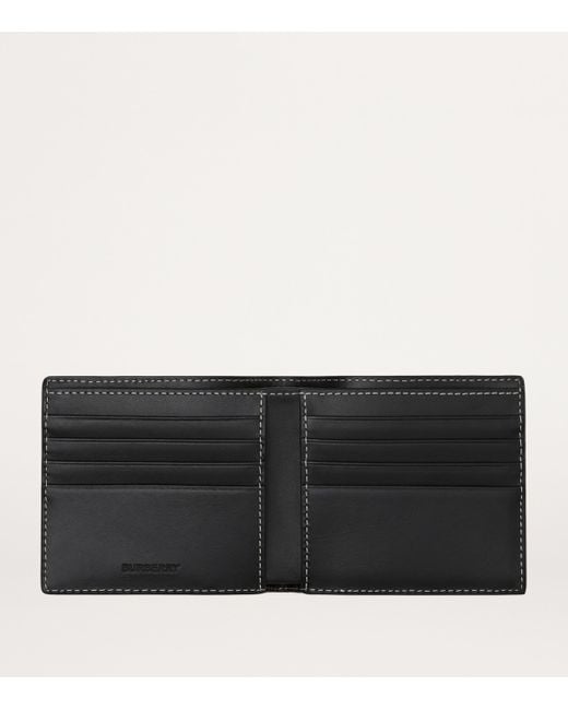 Burberry Metallic Check Bifold Wallet for men