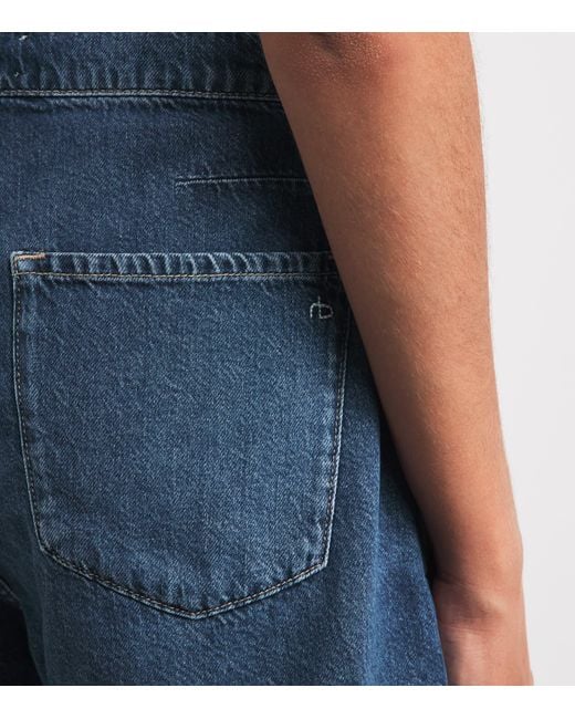 Rag & Bone Blue Nolan Denim Shorts