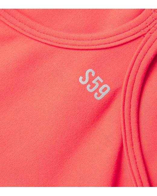 Splits59 Red Airweight Tank Top